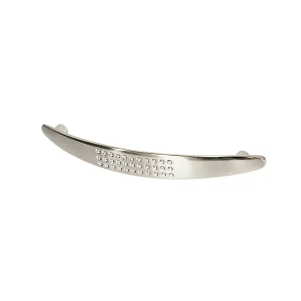 Castorama Poignée De Meuble Nœud Diss Effet Nickel Satin Gris L.158mm X L.20mm X H. 27mm Entraxe 128mm 1