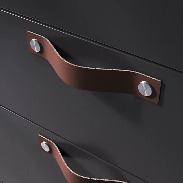 Castorama Poignée De Meuble Nœud GoodHome Hezo Marron Foncé L.15.3cm X H.2.4cm X P.2.5cm 1