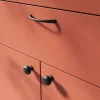 Castorama Poignée De Meuble Nœud GoodHome Primel Mat Noir L.114mm X L.11mm X H. 27mm Entraxe 96mm 5