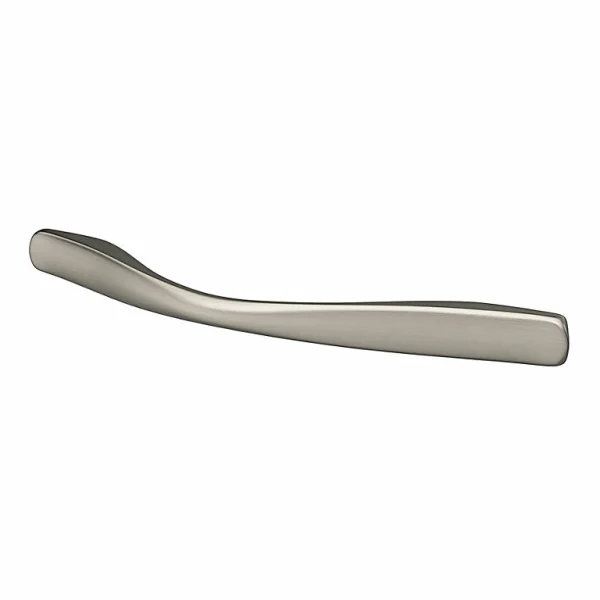 Castorama Poignée De Meuble Nœud GoodHome Ruis Effet Nickel Satin Gris L.137mm X L.10mm X H. 25mm Entraxe 96mm 1
