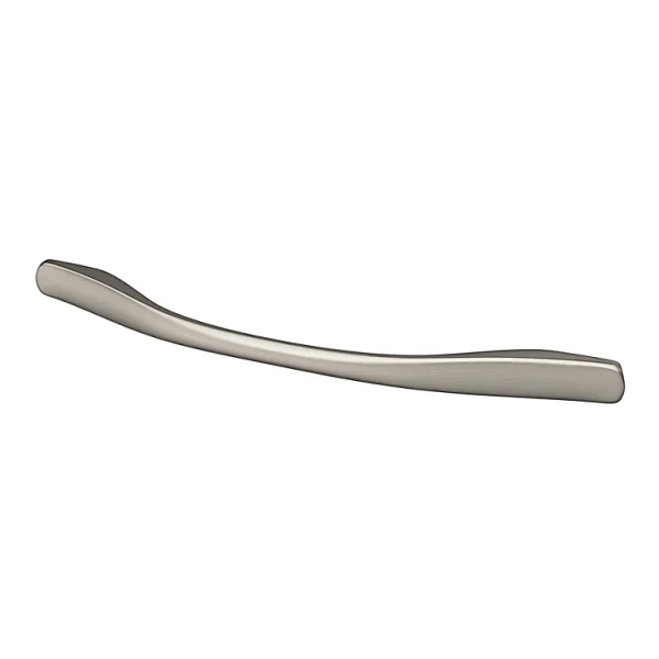 Castorama Poignée De Meuble Nœud GoodHome Ruis Effet Nickel Satin Gris L.169mm X L.10mm X H. 25mm Entraxe 128mm 1
