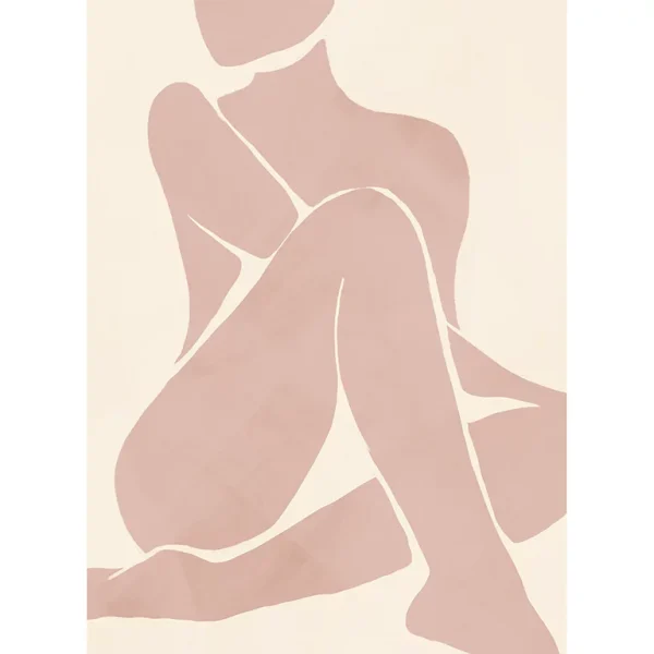 Castorama Toile Dessin Silhouette Femme 60 X 90 Cm 1
