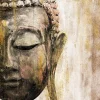 Castorama Toile Imprimée Couleur Bouddha Dada Art Orientation Portrait L.50 X H.50 X ép.3 Cm 7