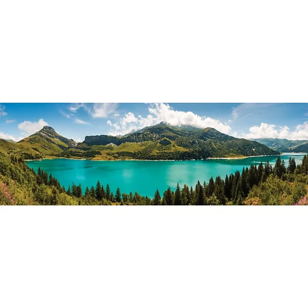 Castorama Toile Imprimée Couleur Lac Annecy Dada Art Orientation Paysage L.150 X H.50 X ép.3 Cm 1