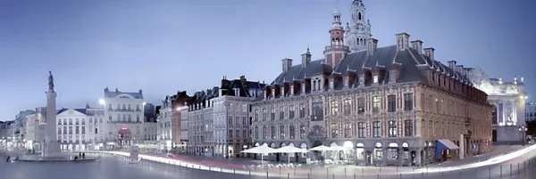 Castorama Toile Imprimée Lille Quai Grand-place 35 X 105 Cm 1