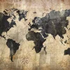 Castorama Toile Map Monde Noir 140 X 100 Cm 5