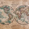 Castorama Toile Map Monde The World 100 X 140 Cm 5