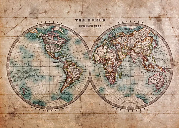 Castorama Toile Map Monde The World 100 X 140 Cm 1