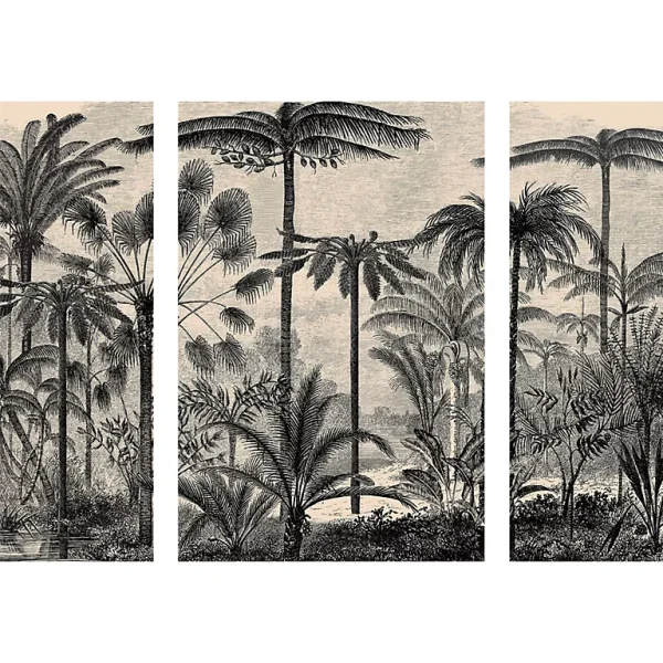 Castorama Triptyque Jungle 120 X 90cm Dada Art 1